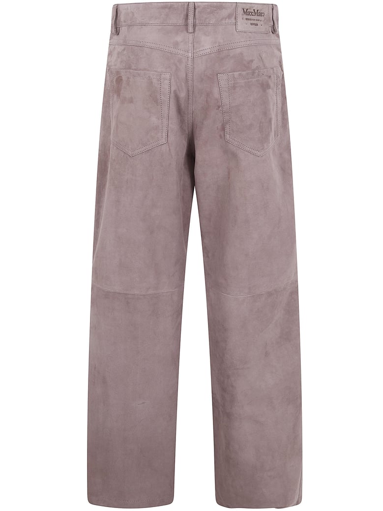 smmfulmine - wide-leg leather trousers by Selfnex