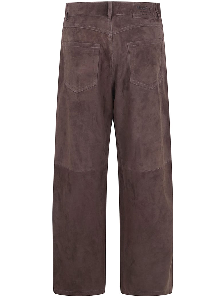 smmfulmine suede trousers by Selfnex
