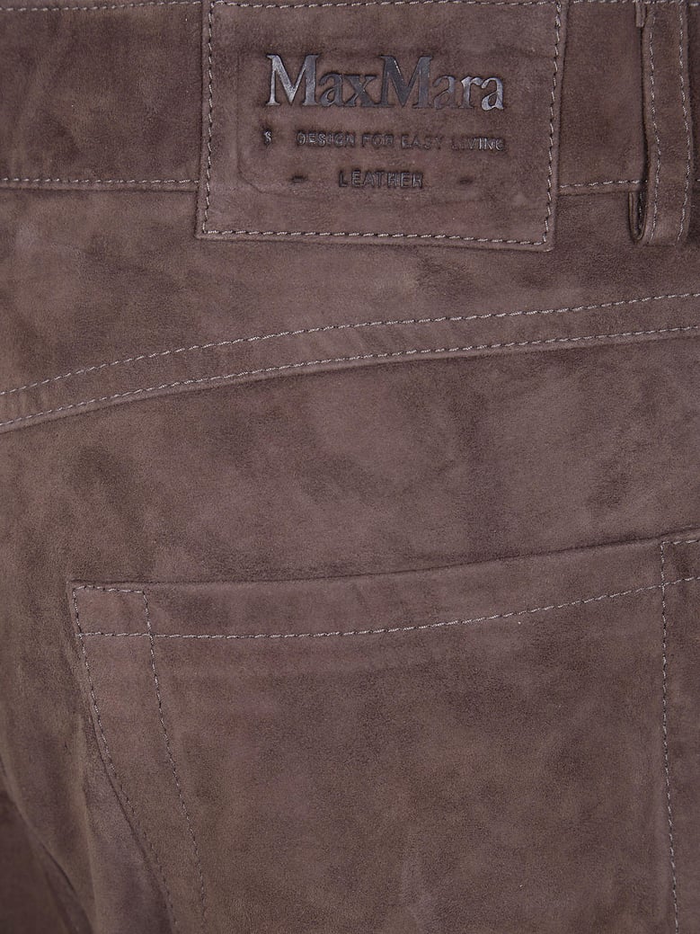smmfulmine suede trousers by Selfnex