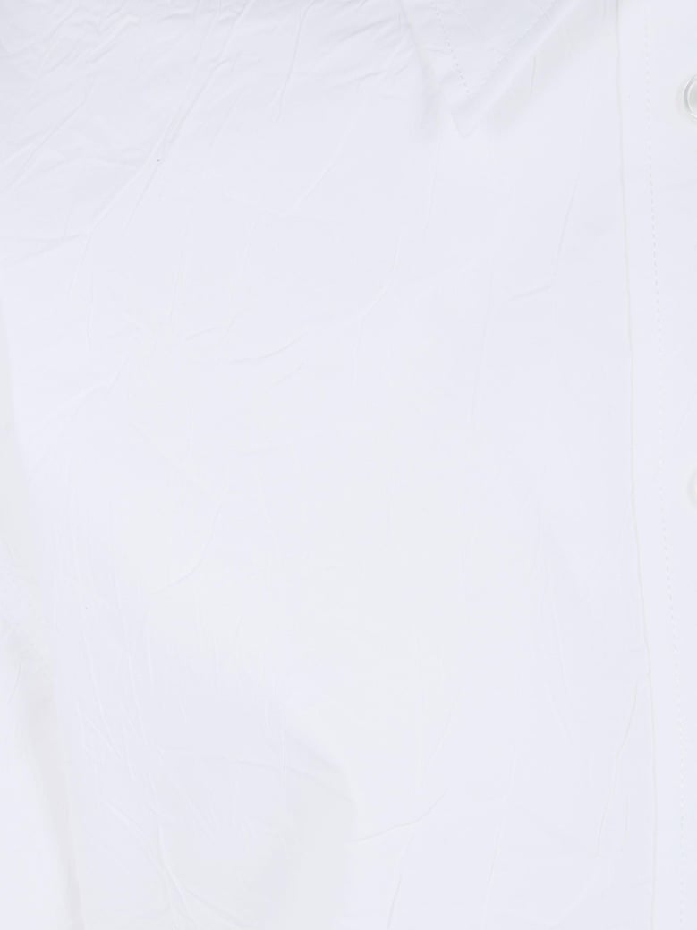 shaped crushed poplin shirt by Selfnex