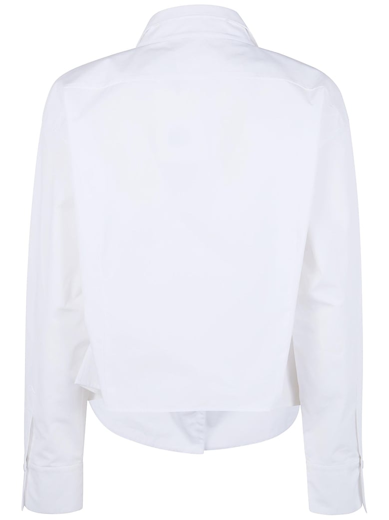 reinvented tuxedo wrap shirt by Selfnex
