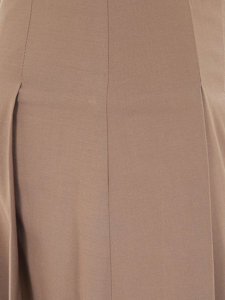 pleated wool skirt by Selfnex