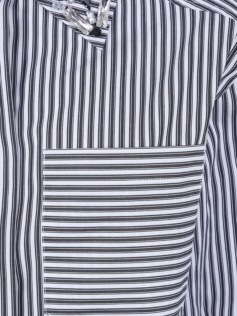 black quagga cotton shirt by Selfnex