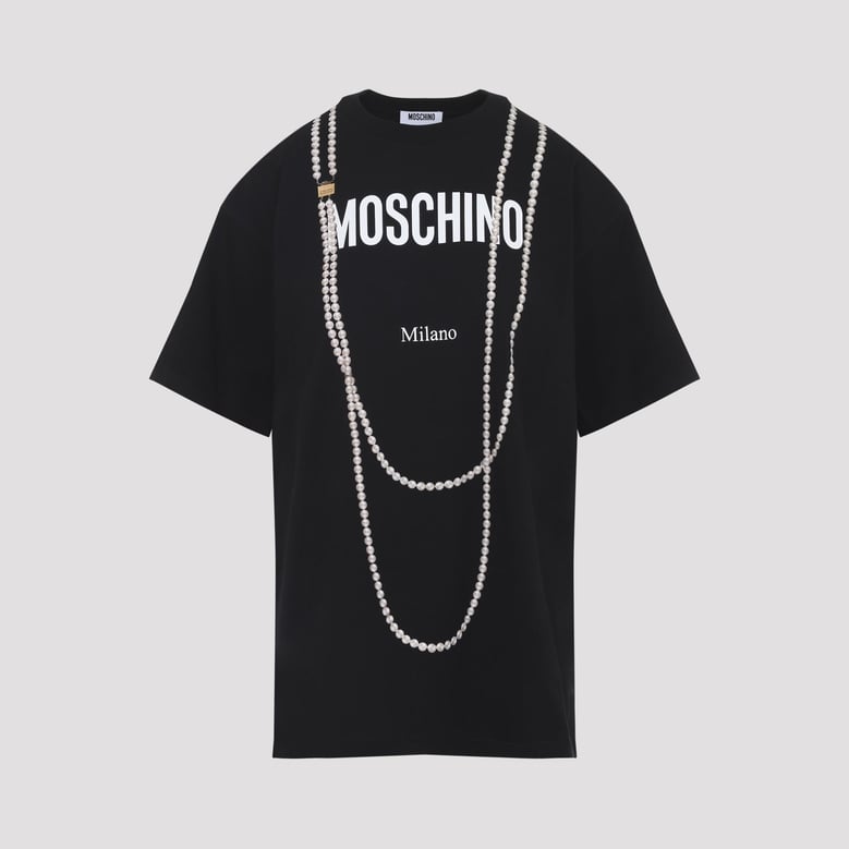 black cotton t-shirt by Selfnex
