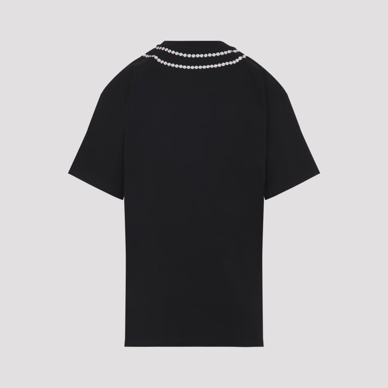 black cotton t-shirt by Selfnex