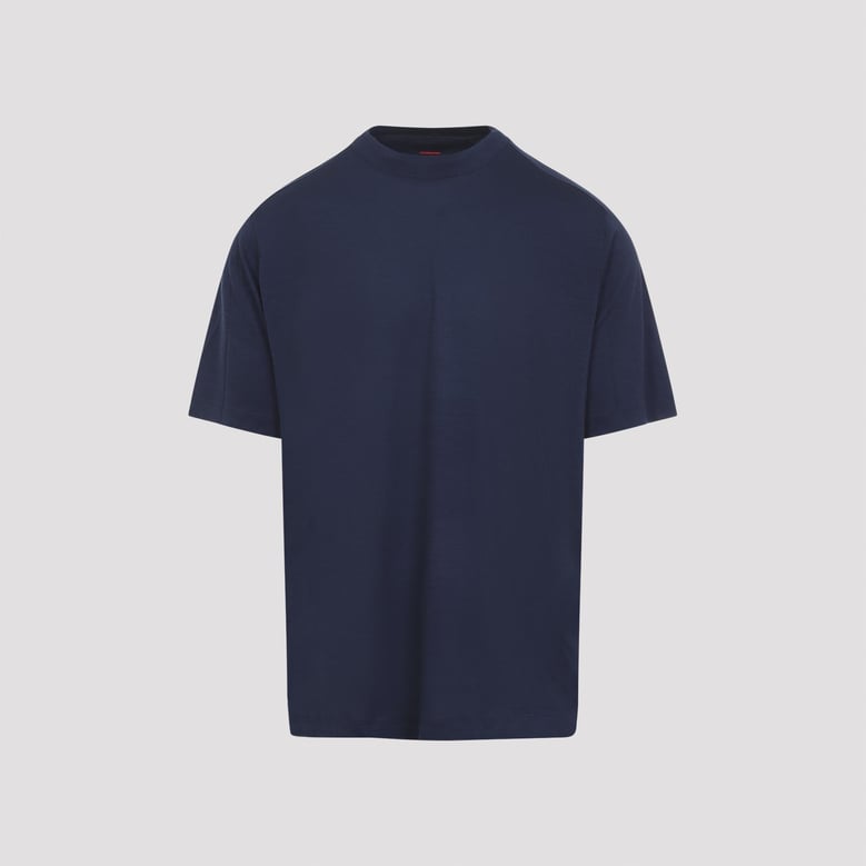 blue runner cotton t-shirt by Selfnex