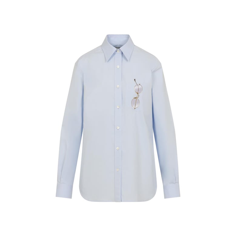 fantasy blue cotton shirt by Selfnex