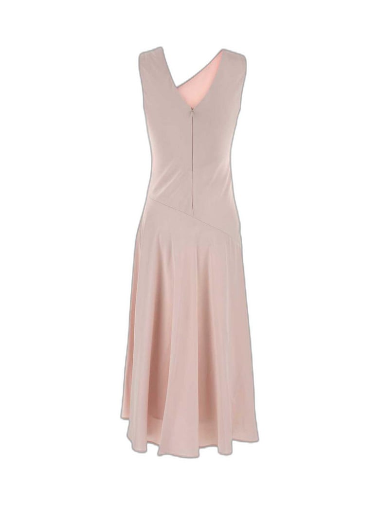 asymetric dress with diagonal cut by Selfnex