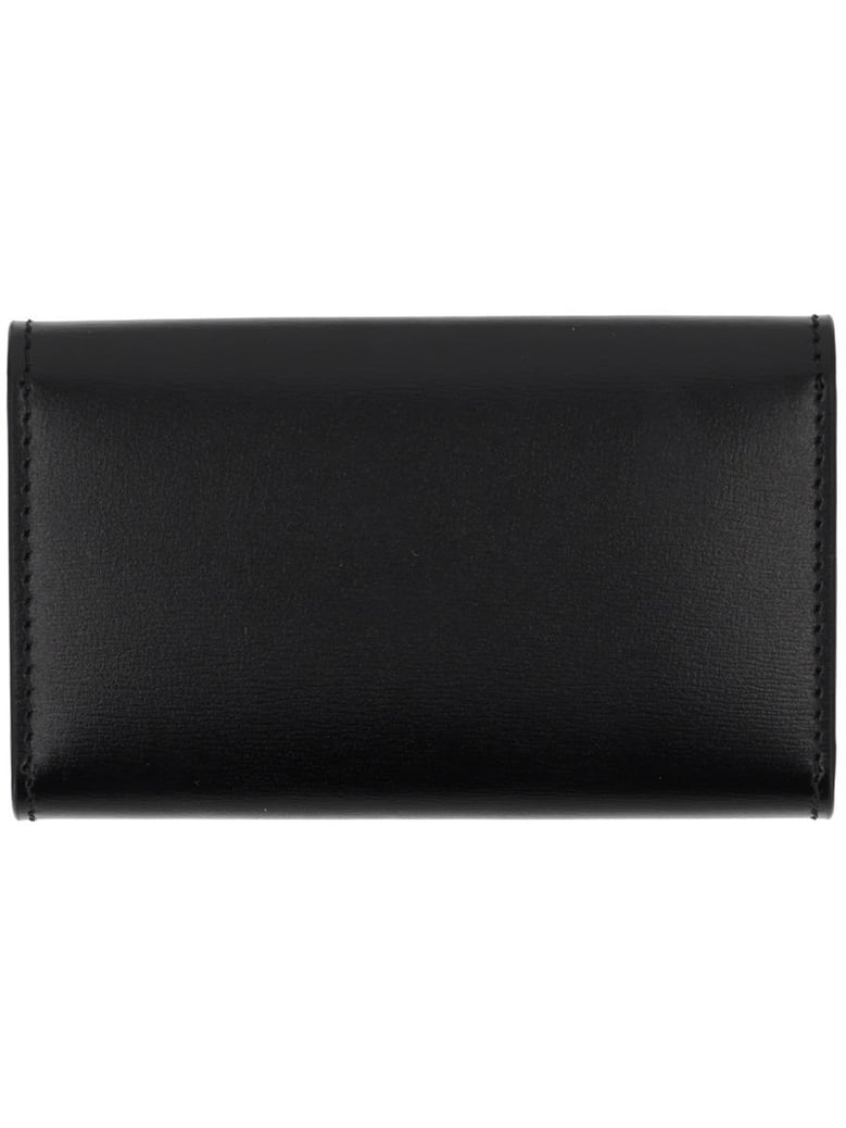 black leather key holder by Selfnex