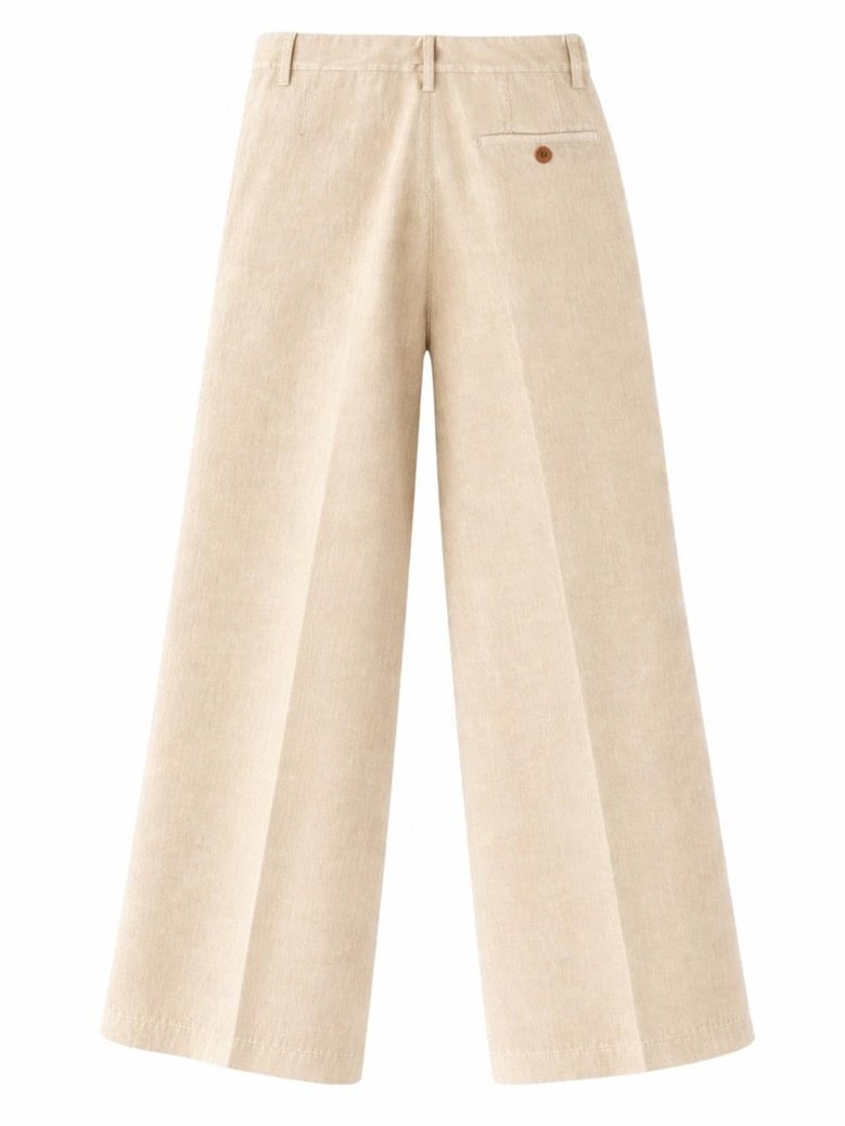 cotton and linen tailored pants by Selfnex