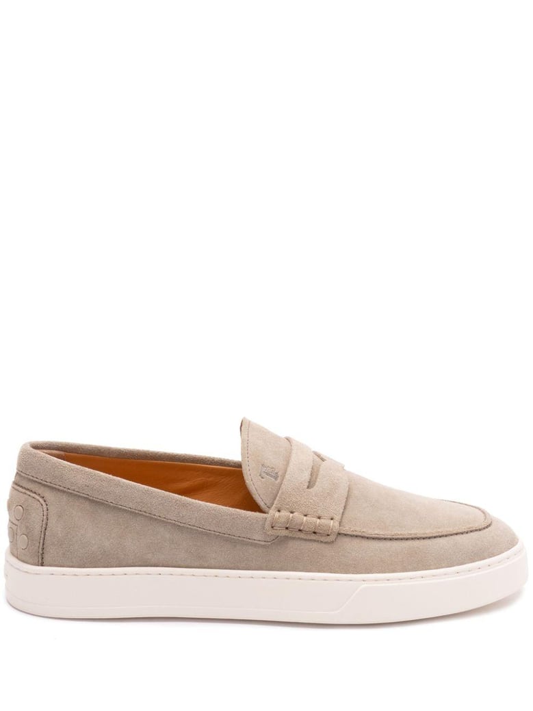 brown calfskin loafers by Selfnex