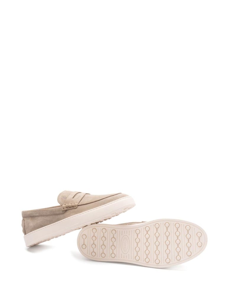 brown calfskin loafers by Selfnex