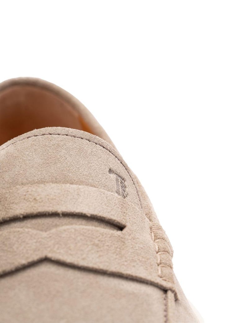 brown calfskin loafers by Selfnex