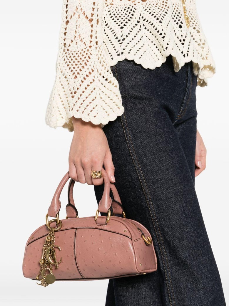 textured leather handbag by Selfnex