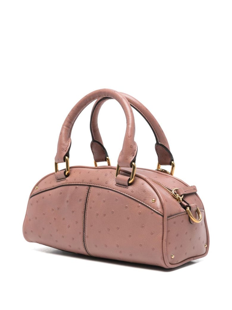 textured leather handbag by Selfnex