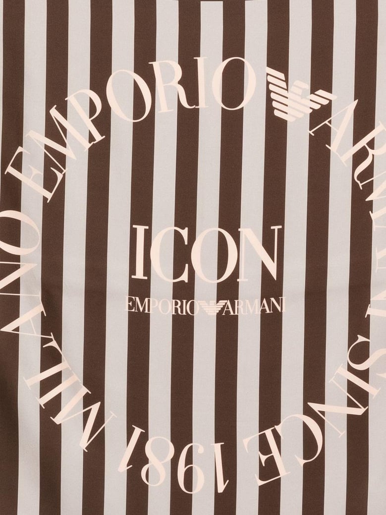 striped silk foulard by Selfnex