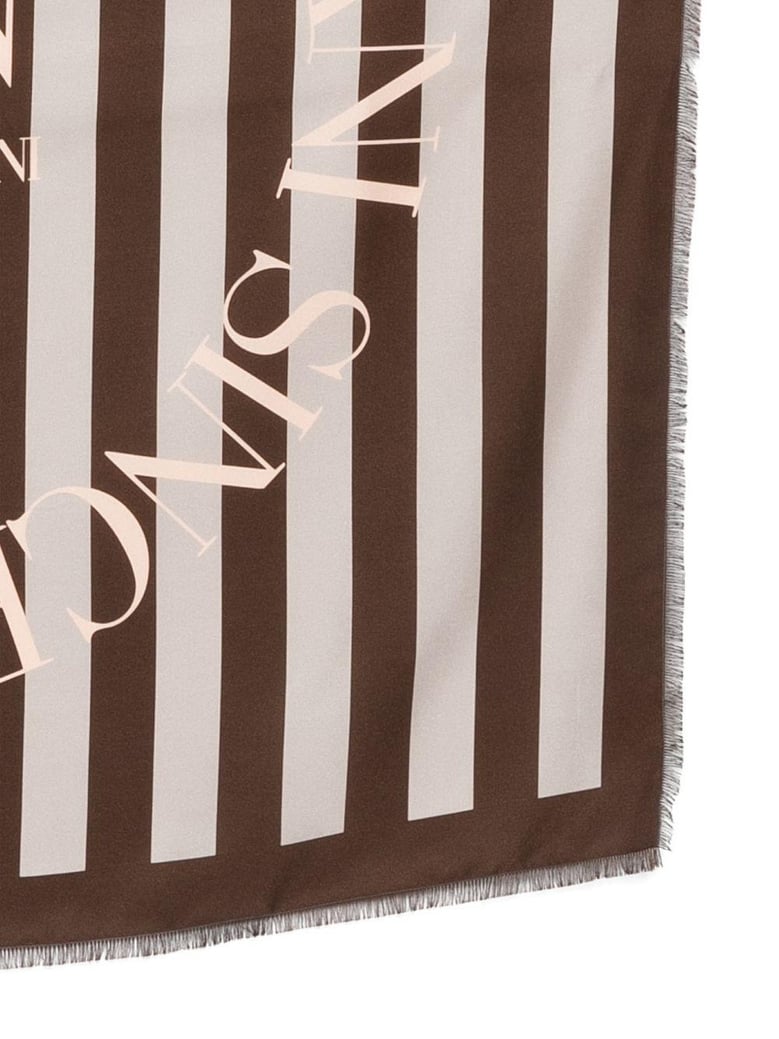 striped silk foulard by Selfnex