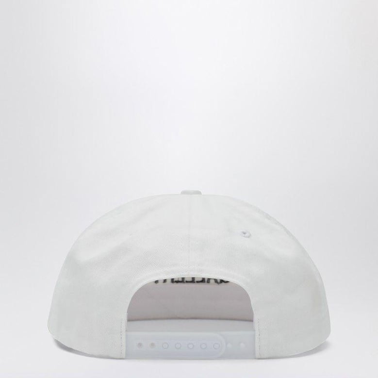 white baseball cap with logo embroidery by Selfnex