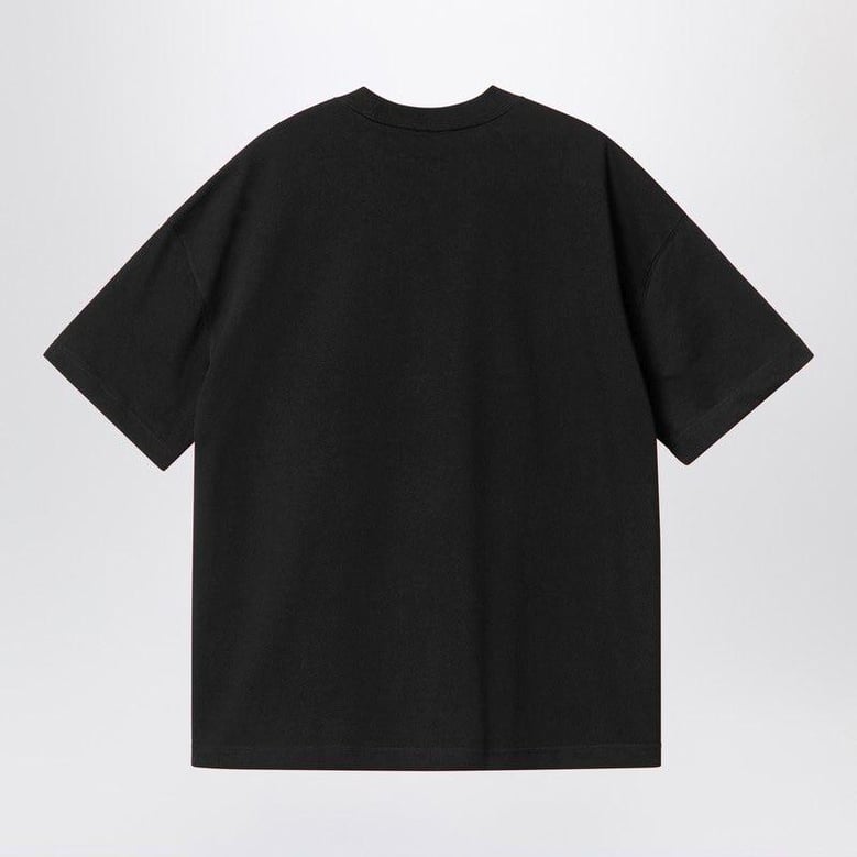 black s/s link script tshirt by Selfnex