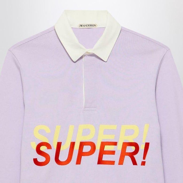 lilac super super polo shirt by Selfnex