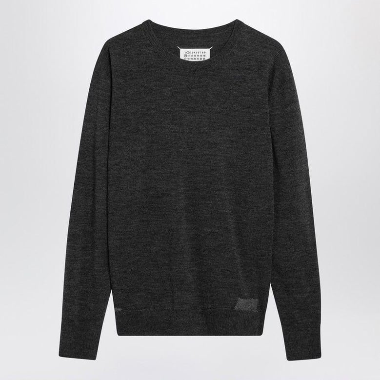 grey woolblend sweater by Selfnex