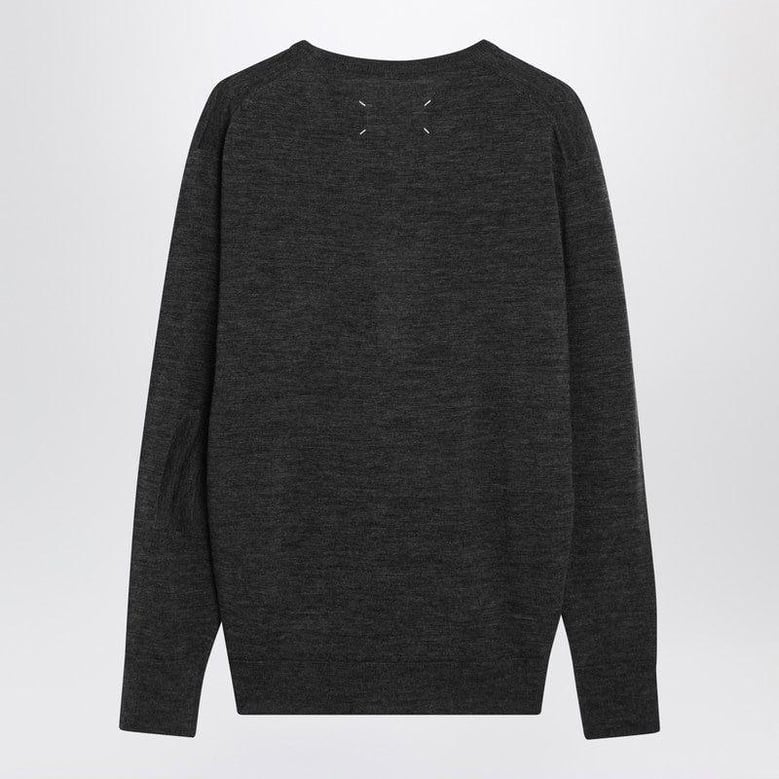 grey woolblend sweater by Selfnex