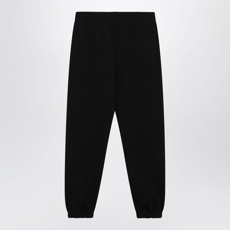 black jogging trousers with logo by Selfnex