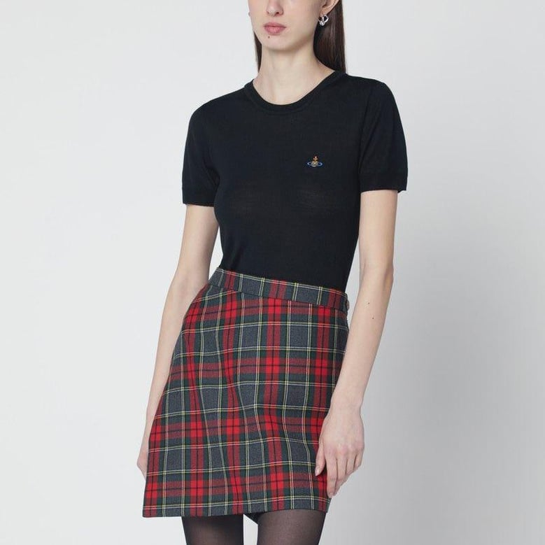 black bea wool and silk top by Selfnex