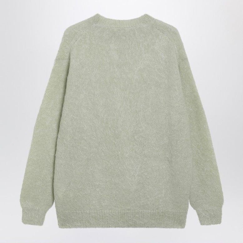 light green brushed mohairblend sweater by Selfnex