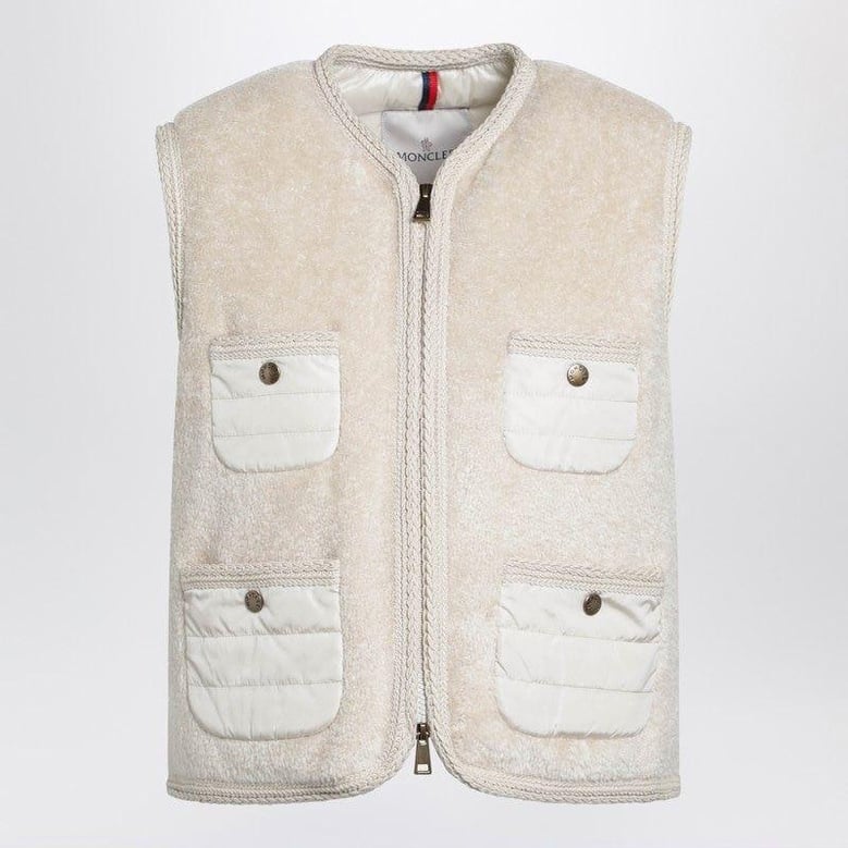 mimosa gilet in teddyeffect fleece by Selfnex