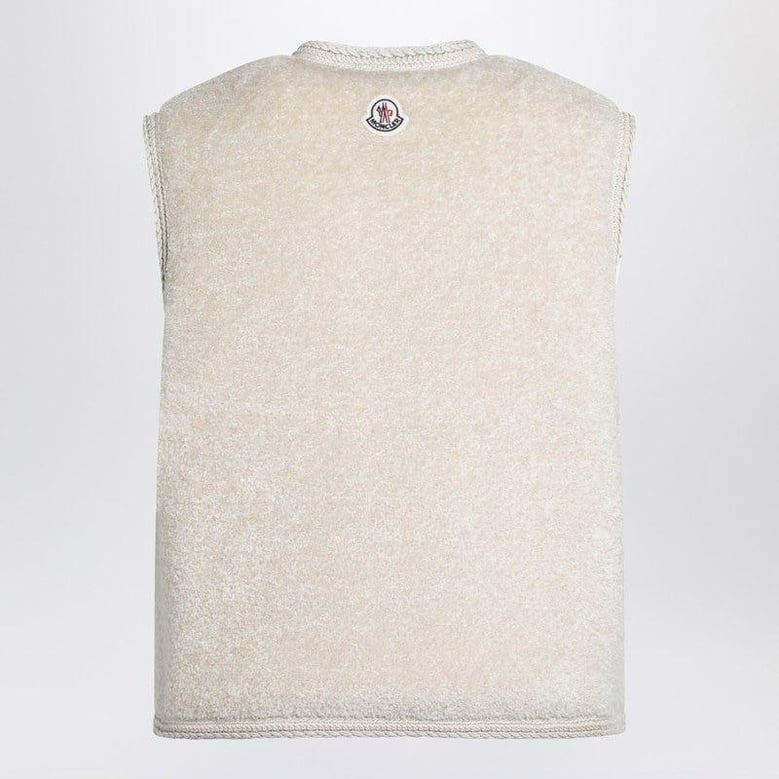 mimosa gilet in teddyeffect fleece by Selfnex