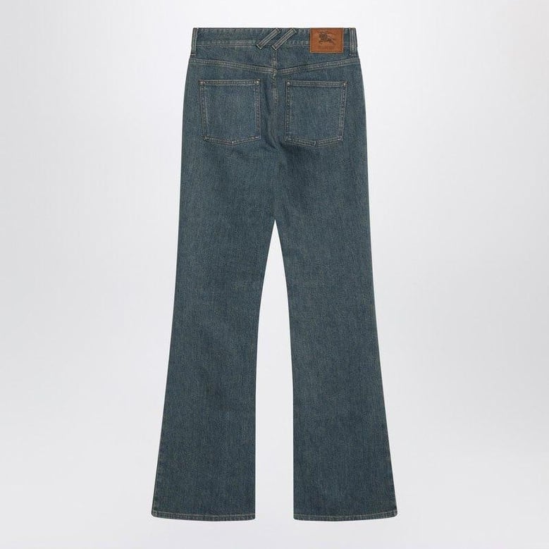 midblue jeans with checkpattern pocket by Selfnex