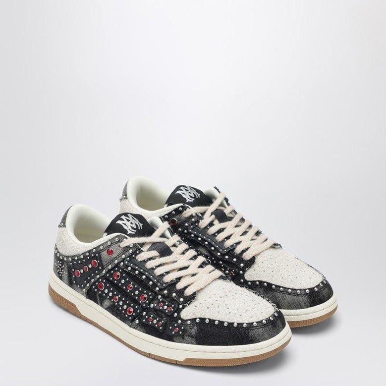 skel top low sneakers with studs by Selfnex