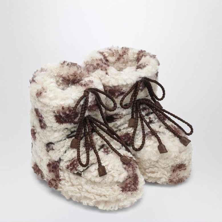 icon low curly boot with cow print by Selfnex
