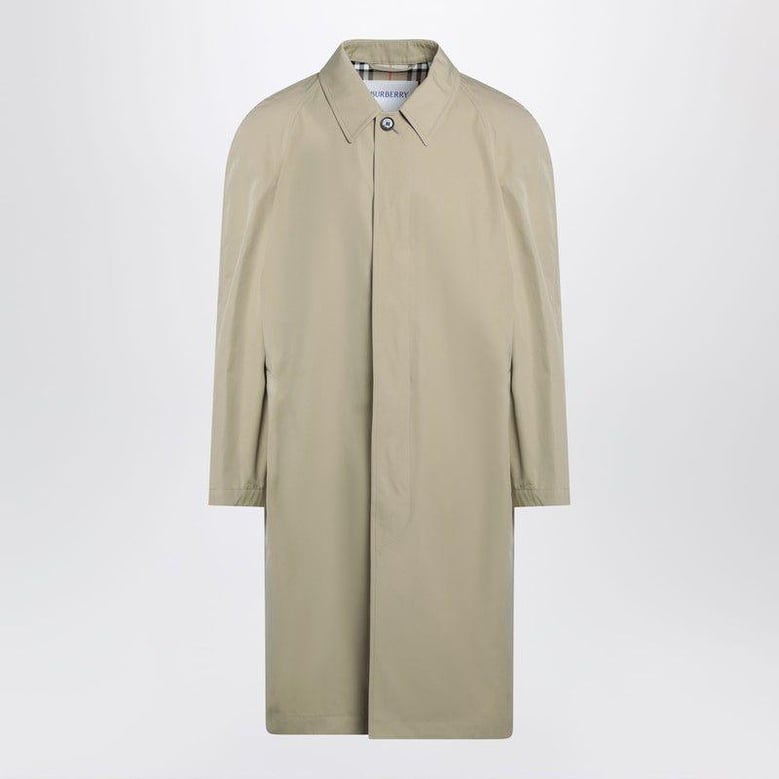 beige cotton overcoat by Selfnex
