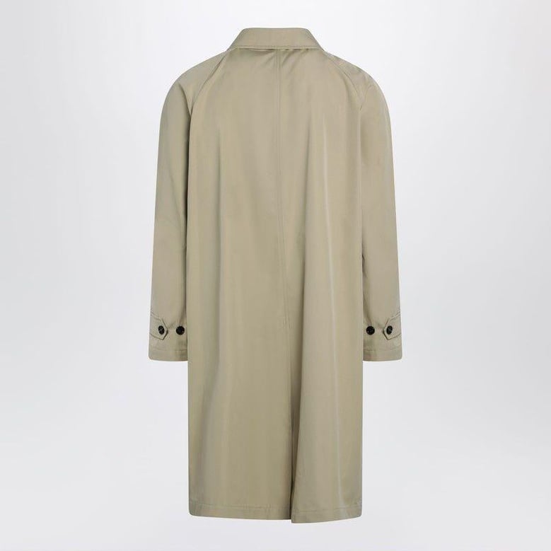 beige cotton overcoat by Selfnex
