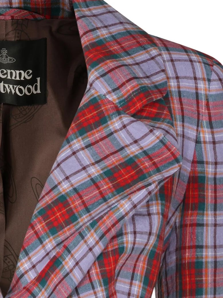 drunken jacket with tartan pattern by Selfnex