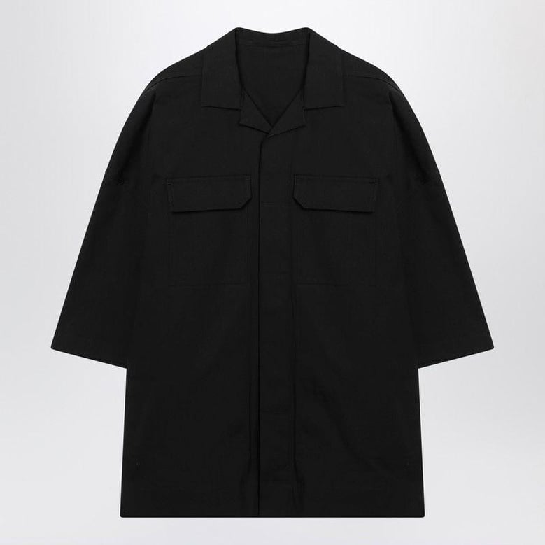 black shirt with pockets by Selfnex