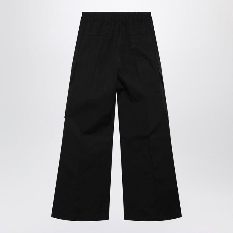 rick owens cargobelas black oplin pants by Selfnex