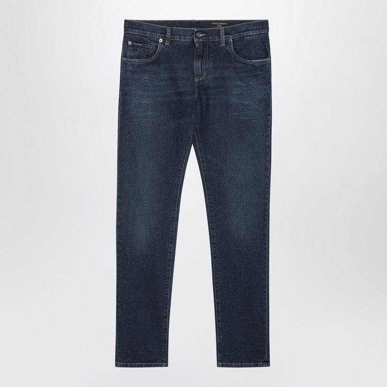 blue skinny jeans by Selfnex