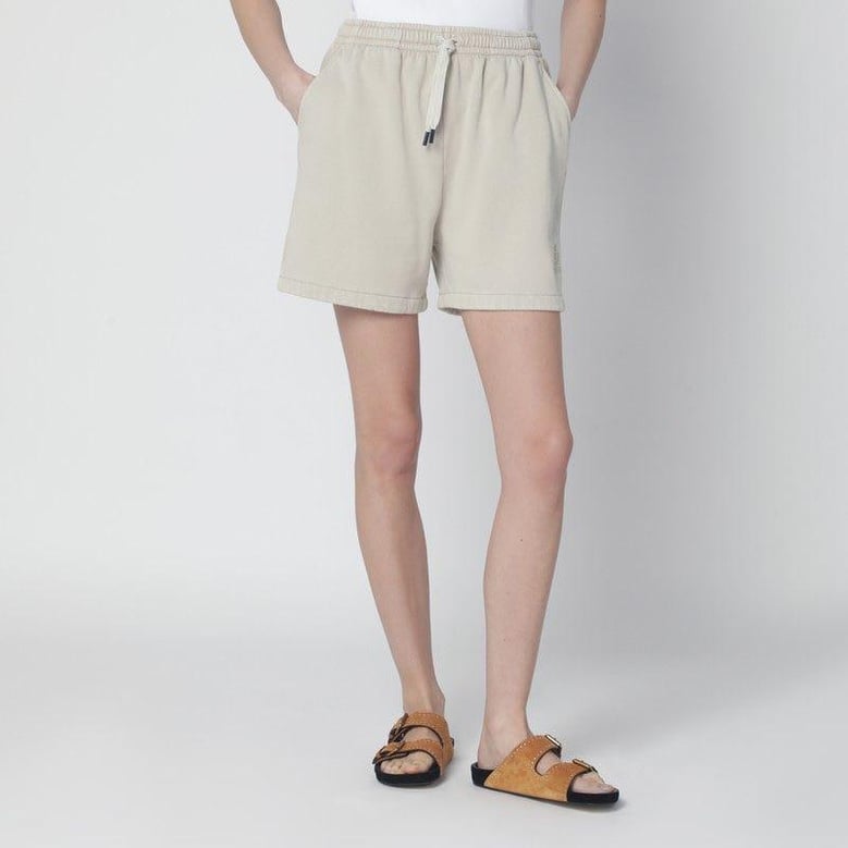 sandcoloured sporty shorts by Selfnex