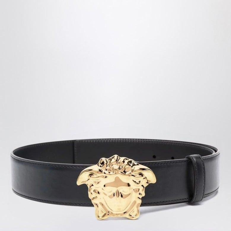 black belt with medusa head buckle by Selfnex