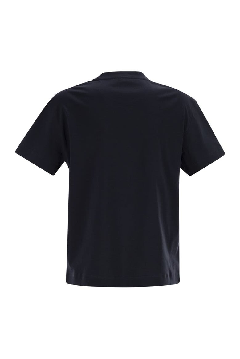 cotton jersey t-shirt with shiny tab by Selfnex