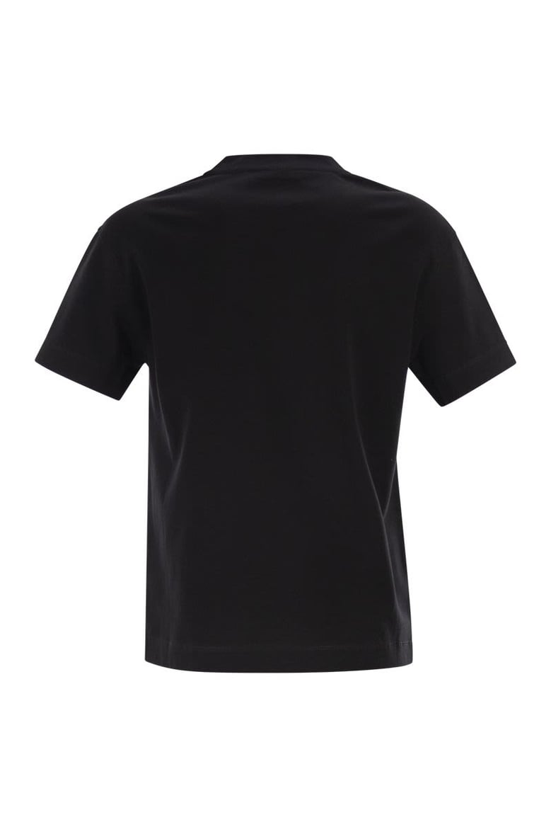 cotton jersey t-shirt with shiny tab by Selfnex