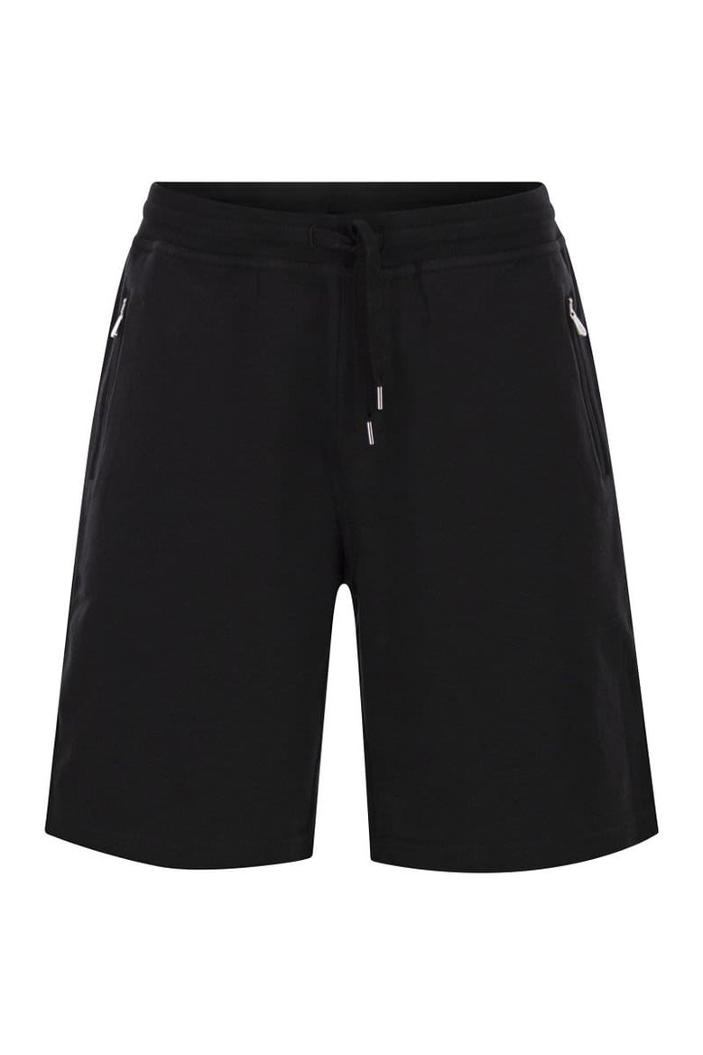techno cotton fleece bermuda shorts by Selfnex