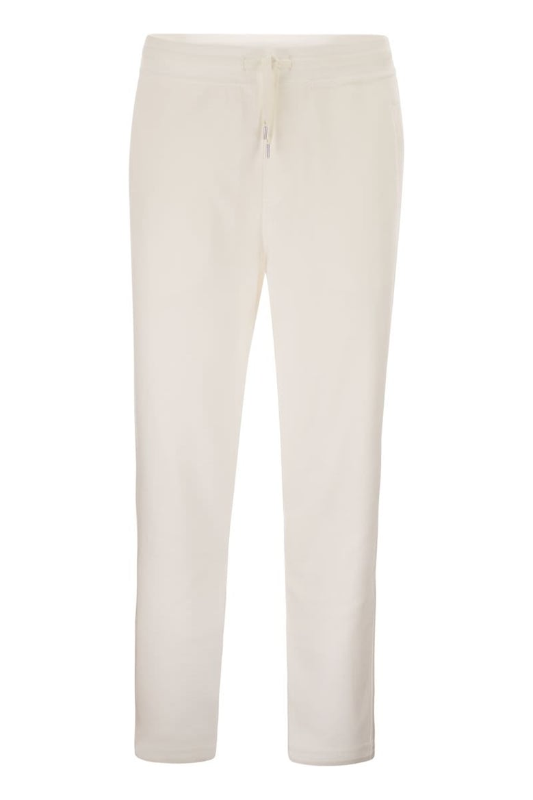 techno cotton fleece trousers by Selfnex