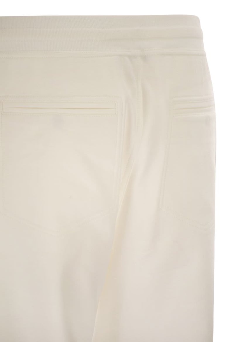 techno cotton fleece trousers by Selfnex