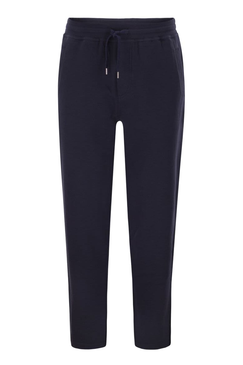 techno cotton fleece trousers by Selfnex