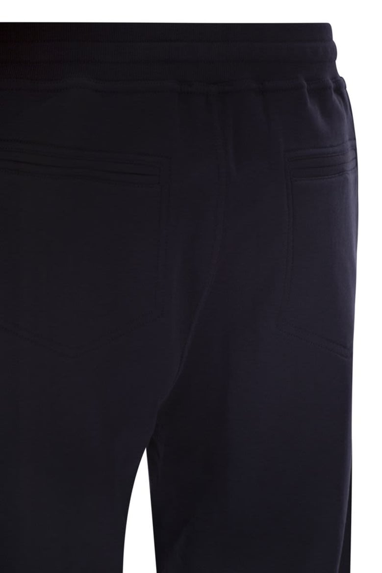 techno cotton fleece trousers by Selfnex