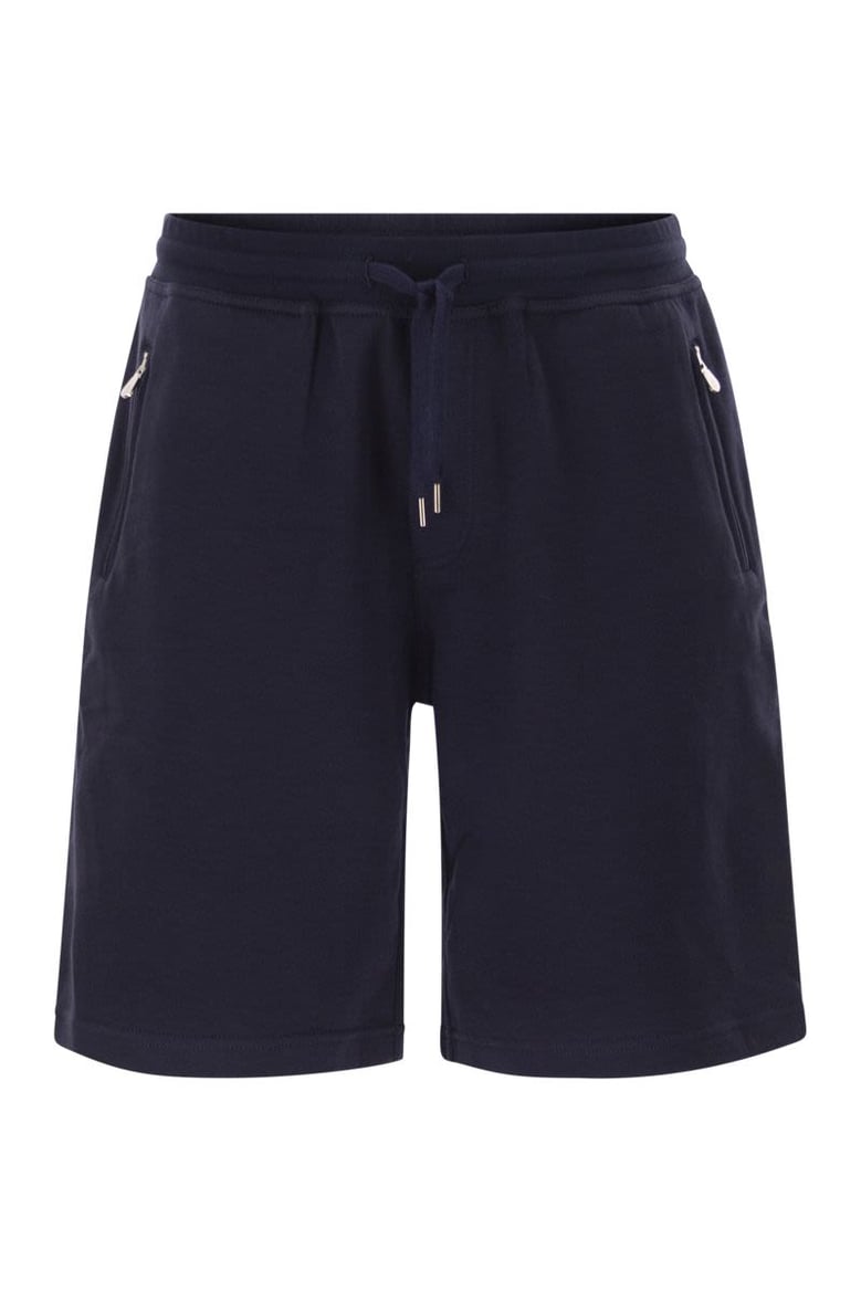 techno cotton fleece bermuda shorts by Selfnex